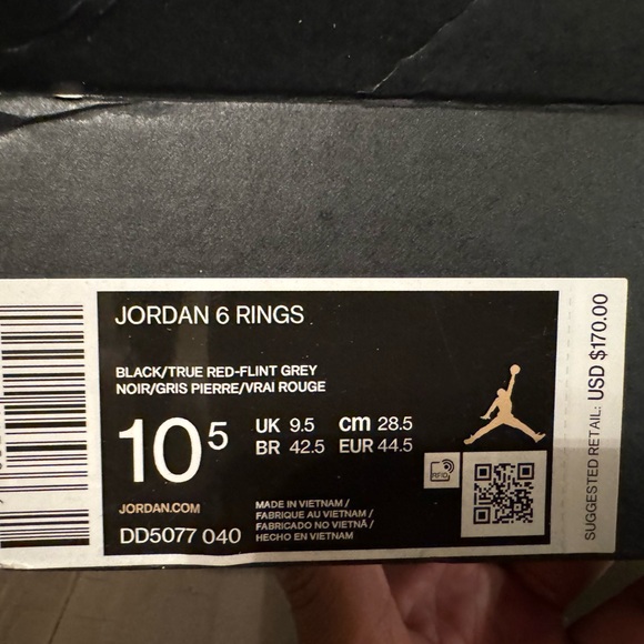 Brand New in box Jordan 6 Rings Aqua - Picture 5 of 5